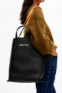 Bolso shopper vertical L piel negro Bolso shopper vertical L piel negro