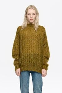 Jersey mohair oversize verde