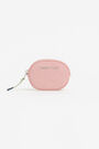 Monedero ovalado nylon rosa Monedero ovalado nylon rosa