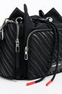 Bolso saca L trenzado negro Bolso saca L trenzado negro