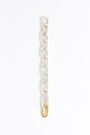 Pulsera cadena metal plateado Pulsera cadena metal plateado
