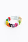 Pulsera letras multicolor Pulsera letras multicolor