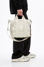 Bolso shopper S acolchado nylon piedra Bolso shopper S acolchado nylon piedra
