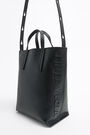 Bolso shopper vertical M piel negro Bolso shopper vertical M piel negro
