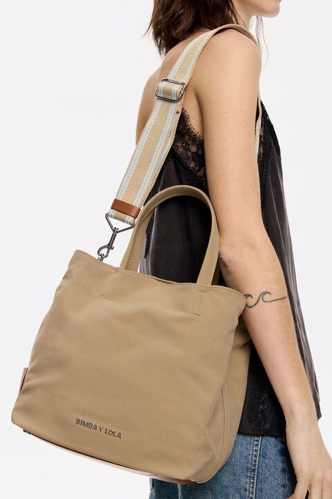 Bolso Chihuahua grande gabardina camel Bolso Chihuahua grande gabardina camel