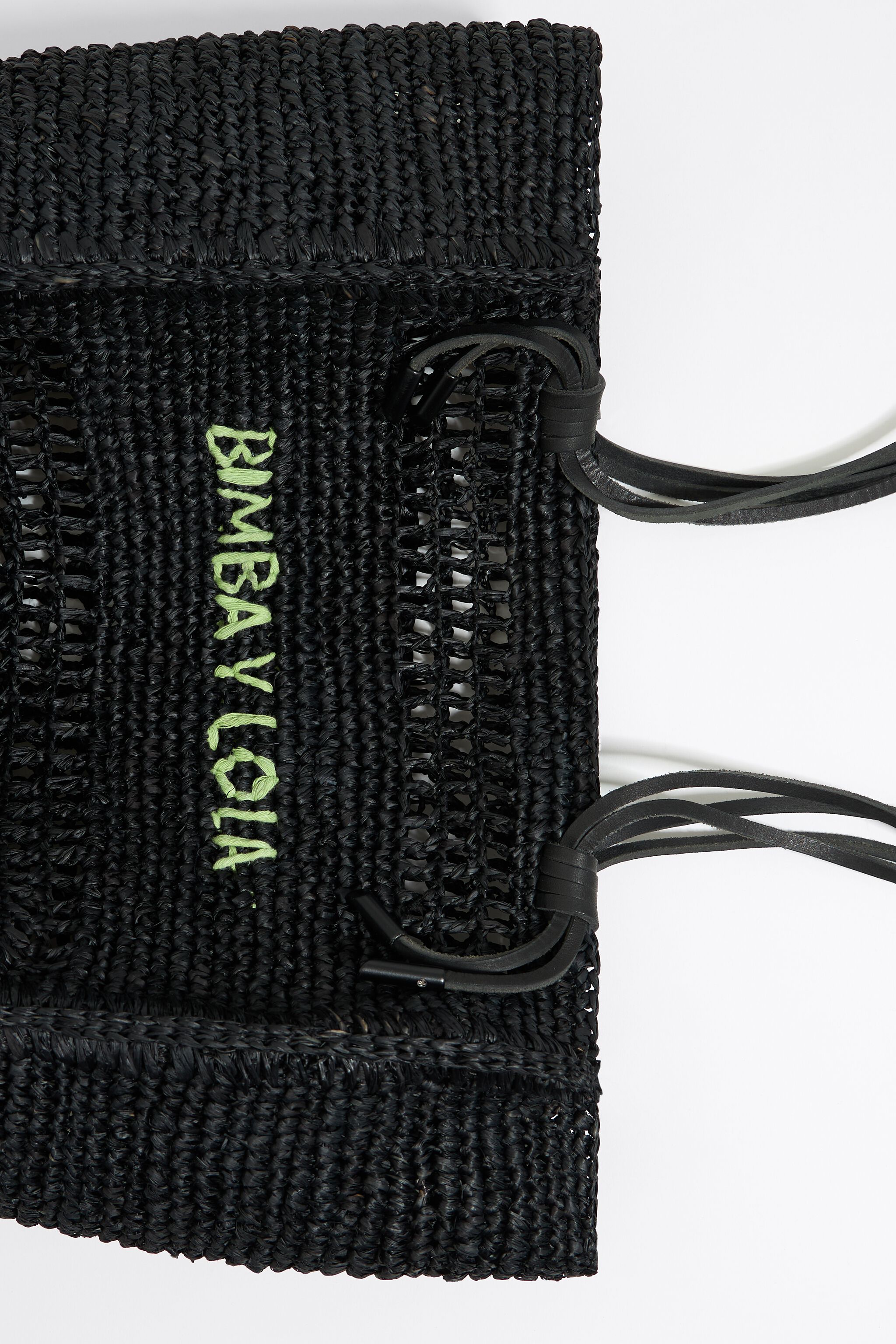 Bolso rafia sales bimba y lola