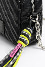 Bolso bandolera XS trenzado negro Bolso bandolera XS trenzado negro