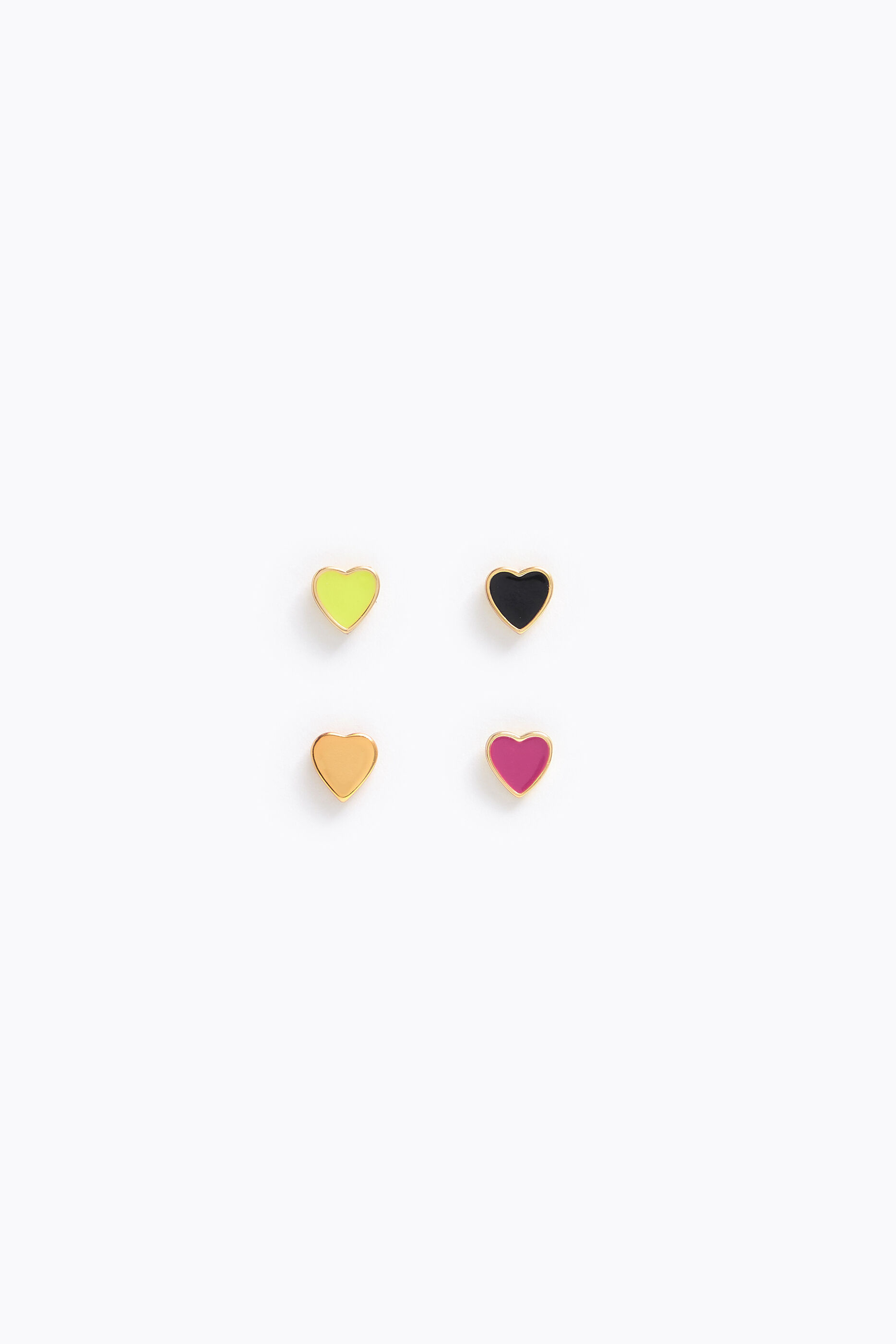 Set pendientes corazón
