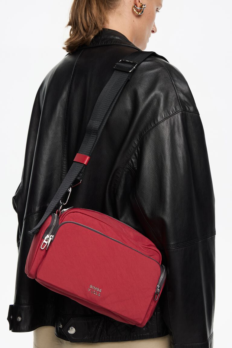 Bolso Rojo Bolso Bandolera M Bimba Y Lola Bolso Bandolera Pocket