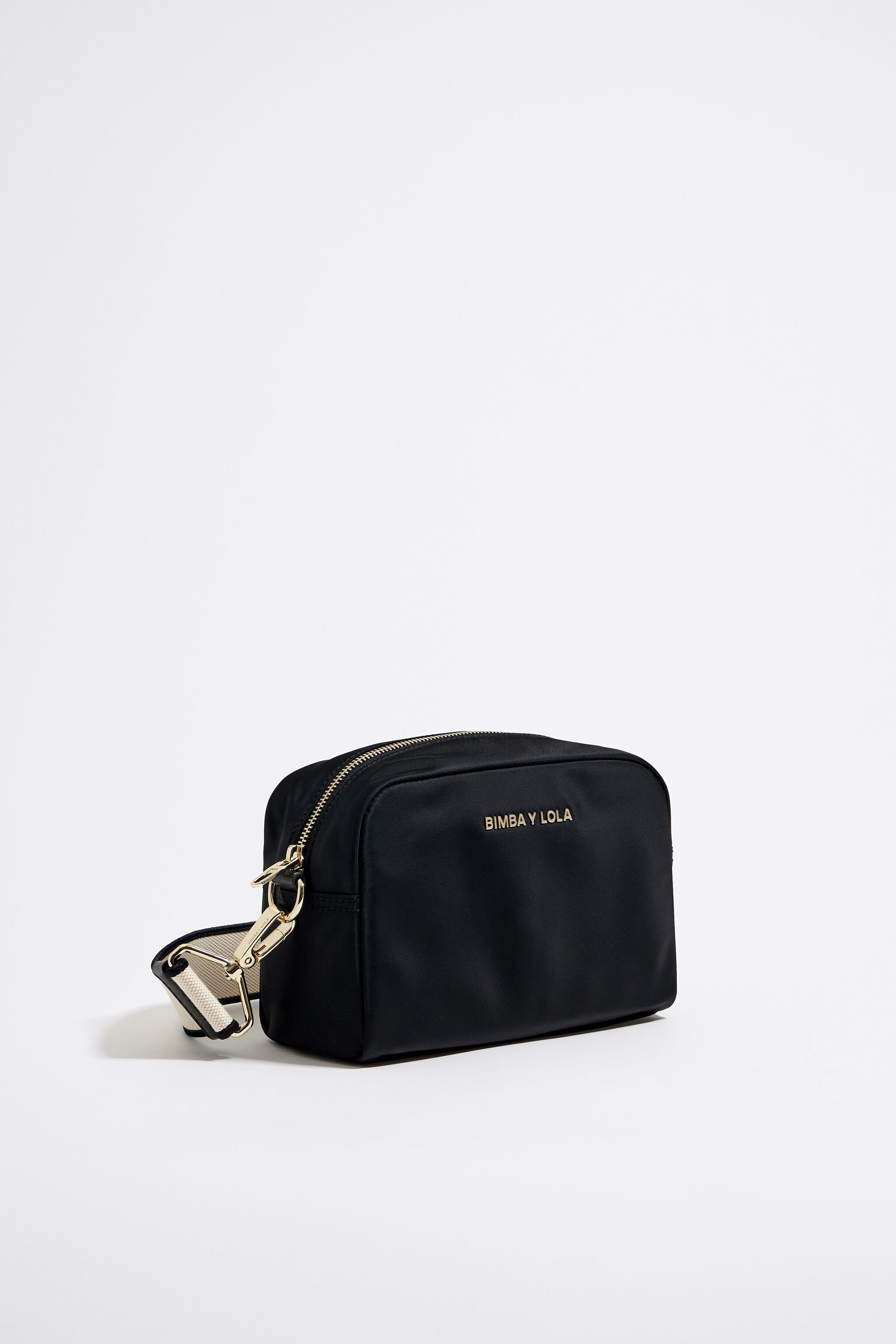 Bolso bandolera pequeno nylon negro