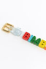 Pulsera letras multicolor Pulsera letras multicolor
