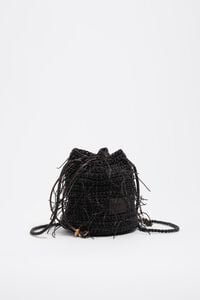 Bolso mini trenzado piel chocolate