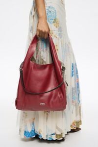 Bolso Paper grande piel rojo