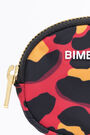 Monedero ovalado nylon leopardo rojo Monedero ovalado nylon leopardo rojo