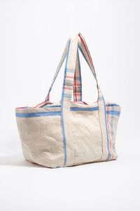 Bolso maxi lino crudo