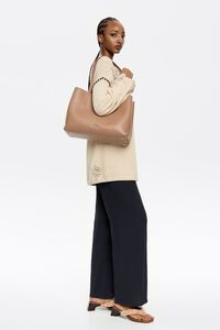 Bolso shopper Chihuahua grande piel marrón claro