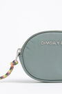 Monedero ovalado nylon aguamarina Monedero ovalado nylon aguamarina