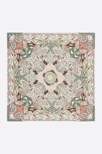 Pa&ntilde;uelo Paisley caleidoscopio gris
