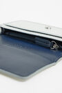 Cartera solapa brillante plata Cartera solapa brillante plata