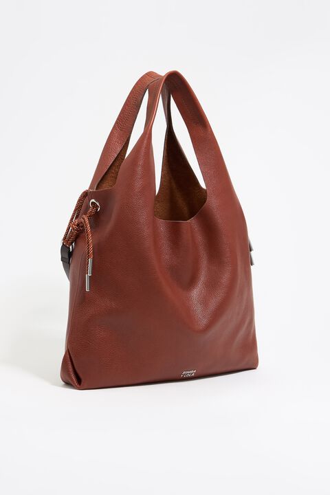 Bolso Paper grande piel castaña Bolso Paper grande piel castaña