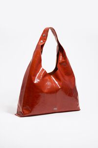 Bolso Paper Bikini maxi piel naranja quemado