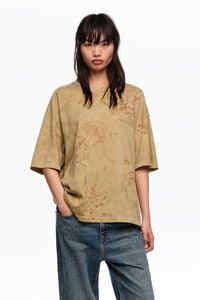 Camiseta estampado lavado Underwater