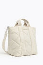 Bolso shopper L acolchado nylon piedra Bolso shopper L acolchado nylon piedra