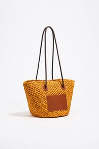 Bolso capazo mediano mandarina Bolso capazo mediano mandarina