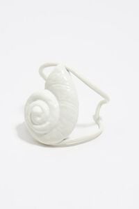 Pulsera caracola lacado marfil