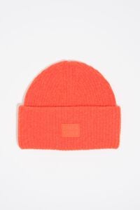Gorro punto naranja
