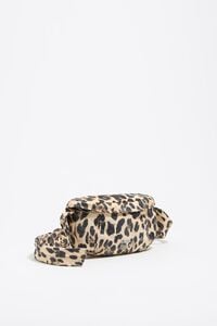 Riñonera nylon pequeña Leopard natural