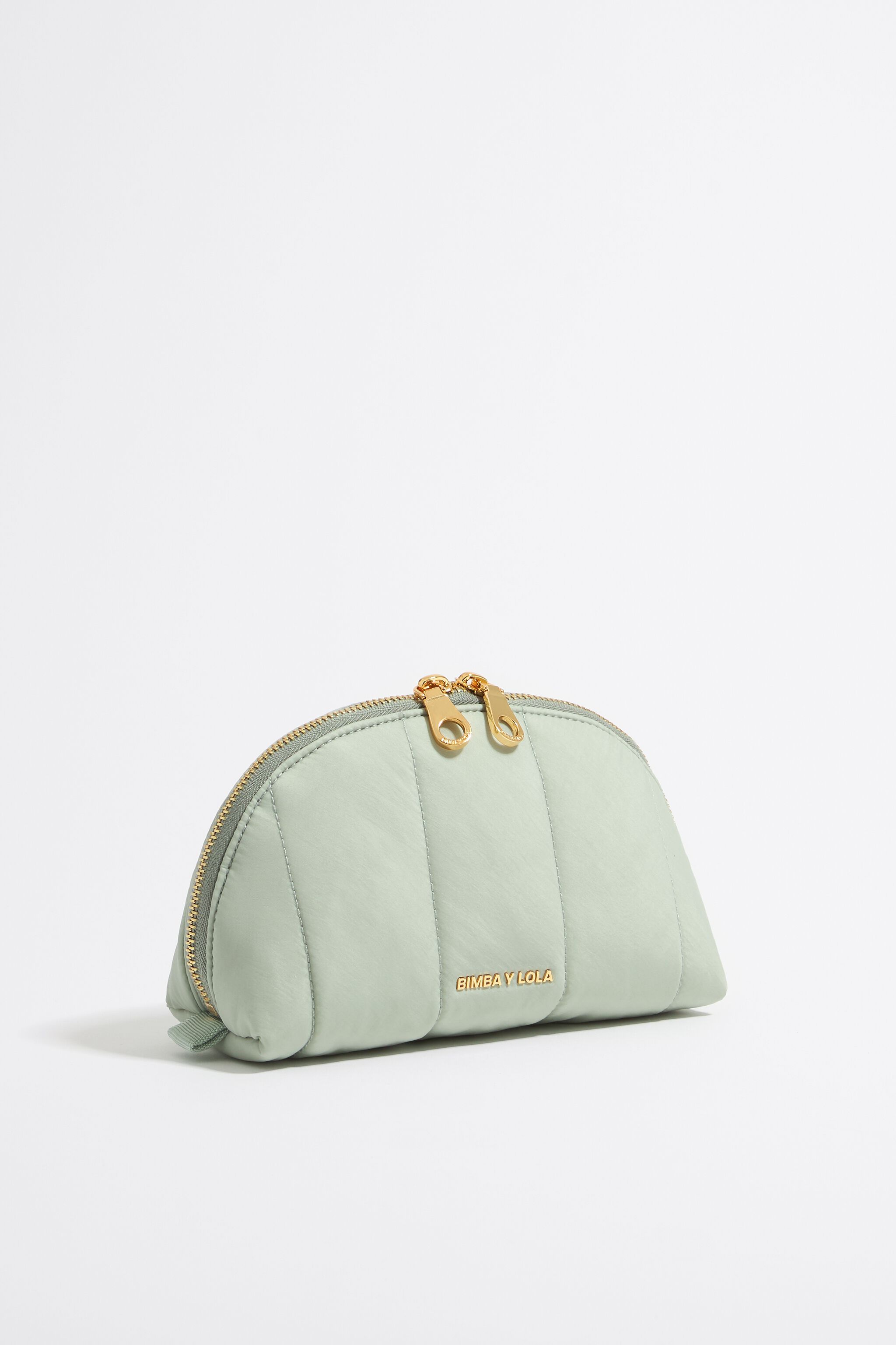 Neceser mediano nylon verde agua