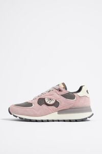 Deportiva jogger 13 12 serraje rosa