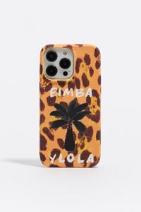 Funda r&iacute;gida iPhone 15 PRO MAX palmera amarilla