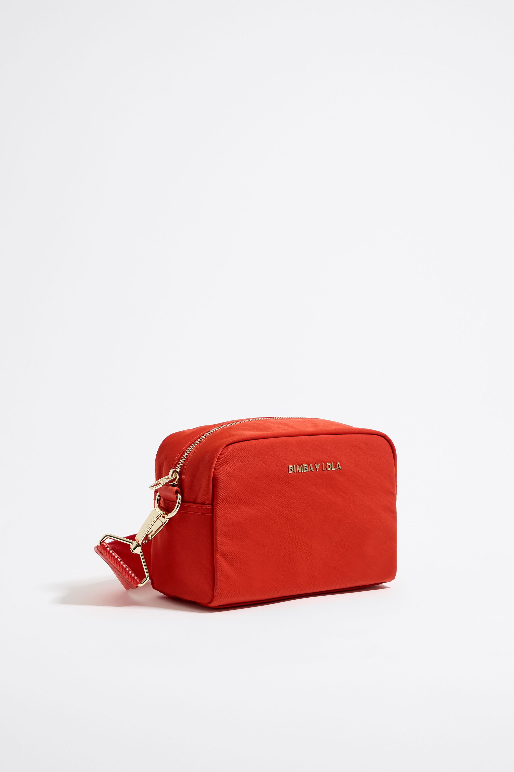 Bolso bandolera pequeno nylon coral