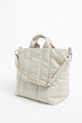 Bolso shopper nylon acolchado L piedra Bolso shopper nylon acolchado L piedra