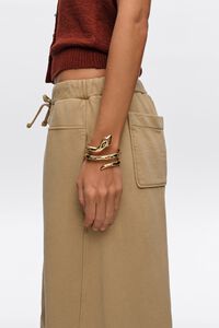 Pulsera serpiente dorado
