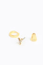 Pendientes mini aro y letra Y Pendientes mini aro y letra Y