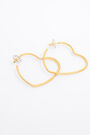 Pendientes corazón dorado Pendientes corazón dorado