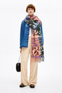 Chal Jacquard animal print Chal Jacquard animal print