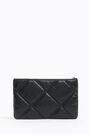 Neceser sobre piel acolchado negro Neceser sobre piel acolchado negro