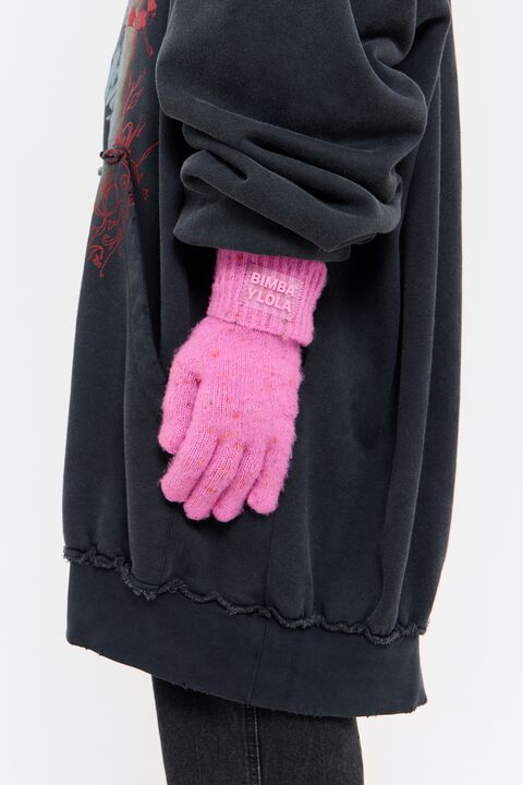 Guantes punto rosa Guantes punto rosa