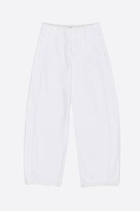 BARREL - Pantal&oacute;n denim hebilla blanco roto