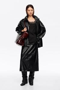 Top tirantes encajes negro