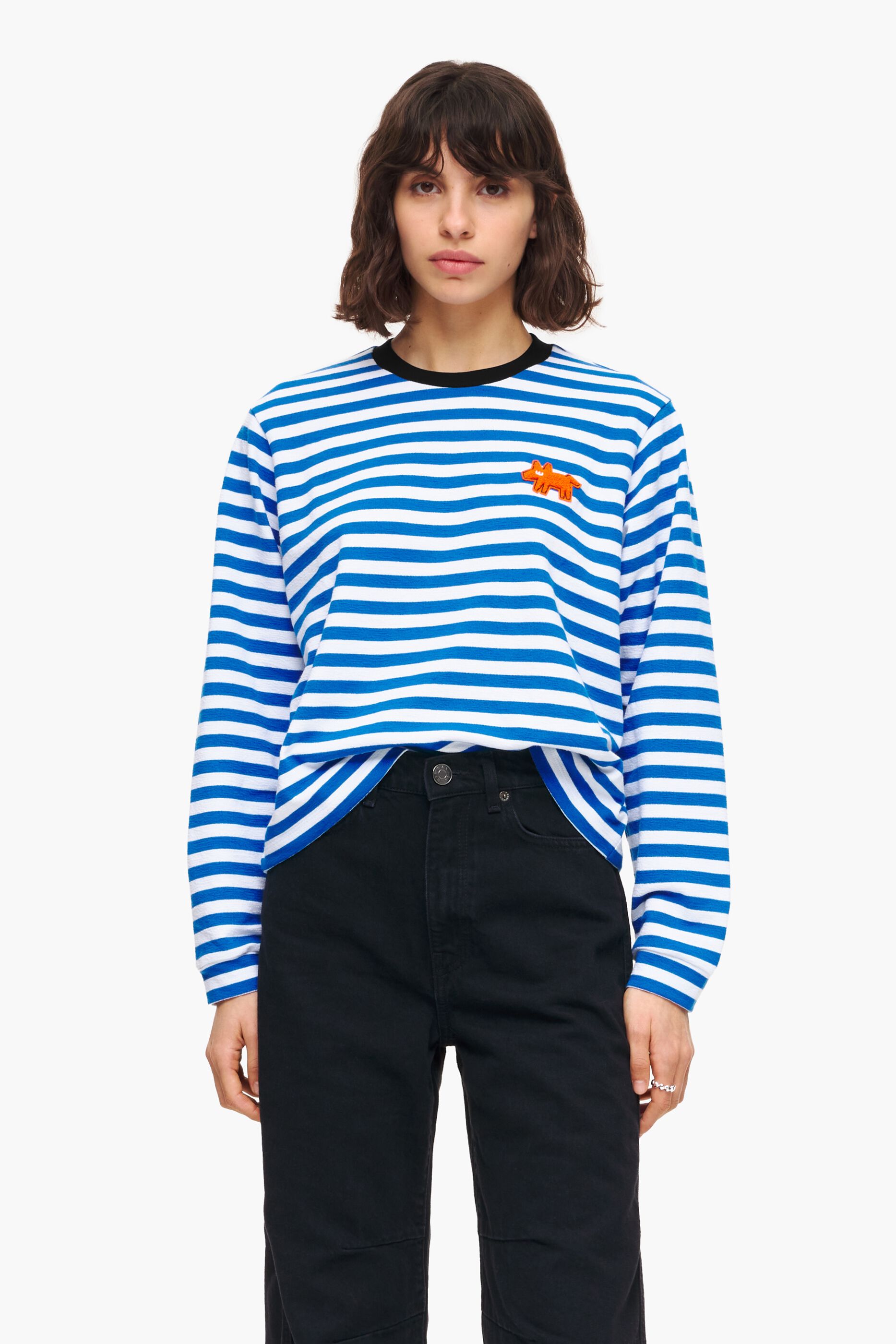 Camiseta rayas azules best sale