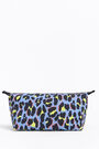 Neceser trapecio L nylon leopardo azul Neceser trapecio L nylon leopardo azul