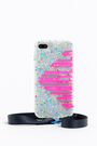 Funda iPhone Plus confeti fucsia Funda iPhone Plus confeti fucsia