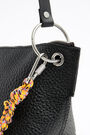 Bolso bandolera trapecio M piel negro Bolso bandolera trapecio M piel negro