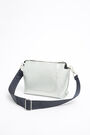 Bolso bandolera rectangular L piel plata Bolso bandolera rectangular L piel plata