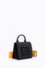 Bolso mini solapa acolchado nylon negro Bolso mini solapa acolchado nylon negro